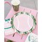 Pink Tennis Ball Paper Plates - Set of 8 | Fun Disposable Plates for Tennis Birthdays, Sports Parties & Events